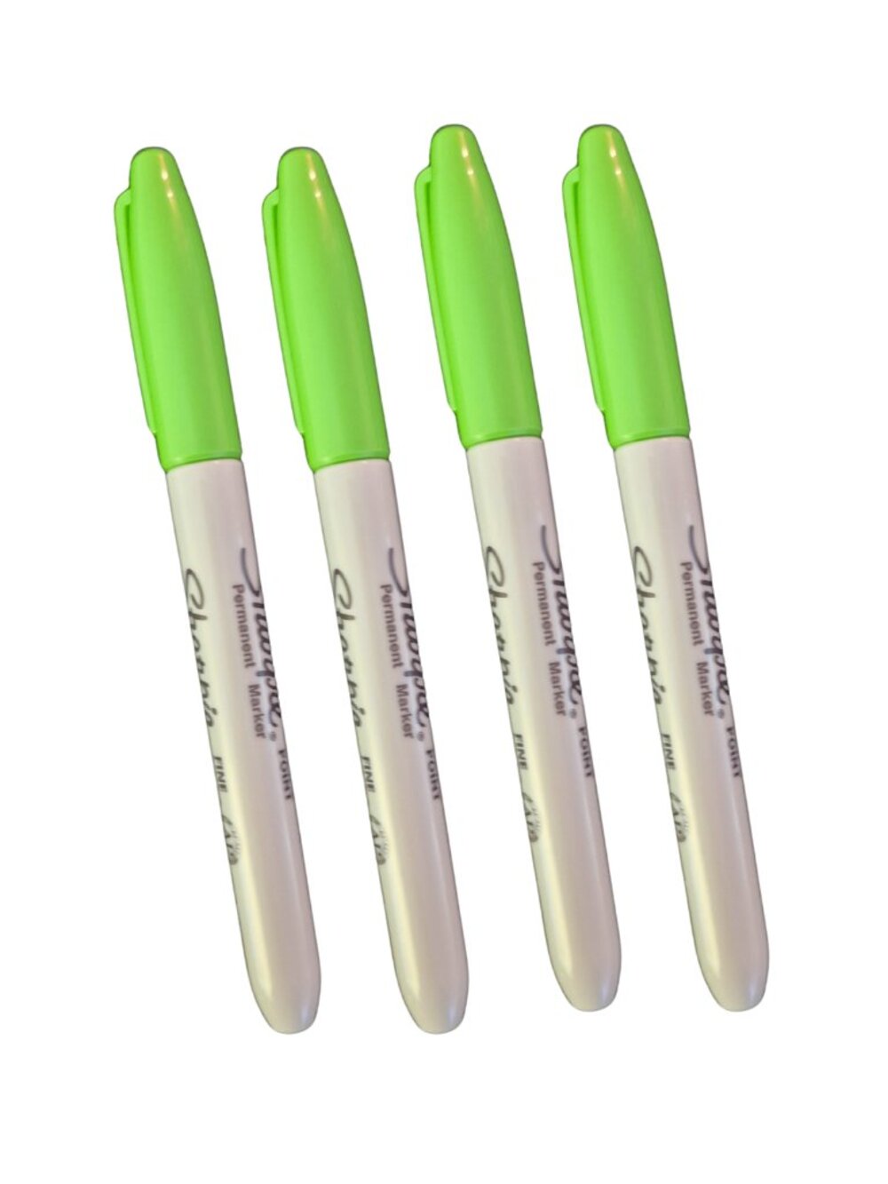 Sharpie Markers - Venus Green - Fine Point Permanent Markers - 4 Pack